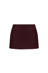 Fioreclo Edana Mini Skirt in Plum