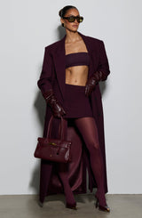 Fioreclo Edana Mini Skirt in Plum