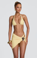 Fioreclo Edeline Mini Sarong in Lemon