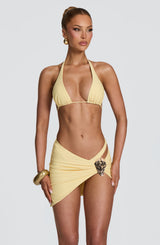 Fioreclo Edeline Mini Sarong in Lemon