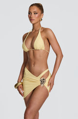 Fioreclo Edeline Mini Sarong in Lemon