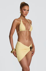 Fioreclo Edeline Mini Sarong in Lemon