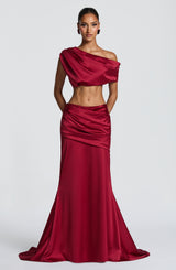 Fioreclo Edwyna Top in Burgundy