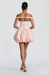 Fioreclo Eilana Mini Dress in Blush