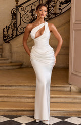 Fioreclo Elmira Maxi Dress in Ivory