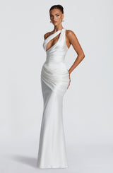 Fioreclo Elmira Maxi Dress in Ivory