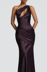 Fioreclo Elmira Maxi Dress in Plum