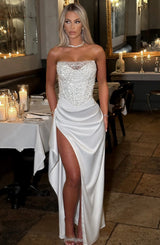 Fioreclo Emriella Maxi Dress in Ivory