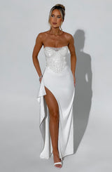 Fioreclo Emriella Maxi Dress in Ivory