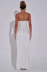 Fioreclo Emriella Maxi Dress in Ivory