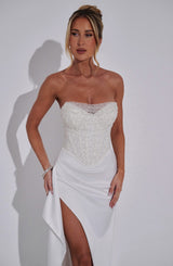 Fioreclo Emriella Maxi Dress in Ivory