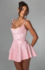 Fioreclo Emsley Playsuit Dress in Blush