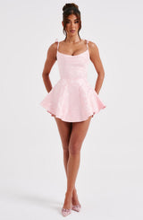 Fioreclo Emsley Playsuit Dress in Blush
