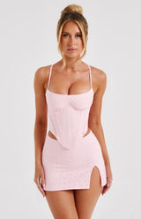 Fioreclo Erisa Mini Skirt in Blush