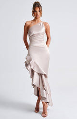 Fioreclo Esmeryn Maxi Dress in Champagne