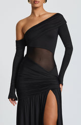 Fioreclo Ettania Maxi Dress in Black