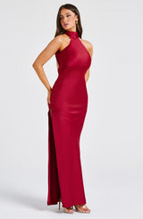 Fioreclo Ettara Maxi Dress in Wine