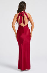 Fioreclo Ettara Maxi Dress in Wine