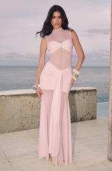 Fioreclo Faelyn Maxi Skirt in Blush