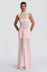Fioreclo Faelyn Maxi Skirt in Blush