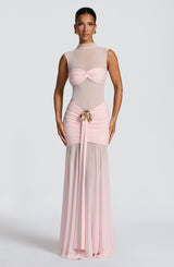 Fioreclo Faelyn Maxi Skirt in Blush