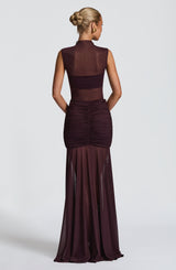 Fioreclo Faelyn Maxi Skirt in Plum