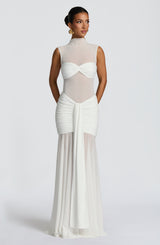 Fioreclo Faelyn Maxi Skirt in White