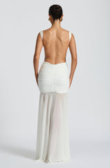 Fioreclo Faelyn Maxi Skirt in White