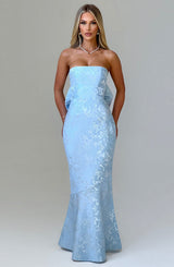 Fioreclo Felisia Maxi Dress in Blue