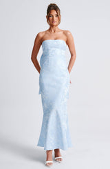 Fioreclo Felisia Maxi Dress in Blue