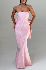Fioreclo Felisia Maxi Dress in Blush