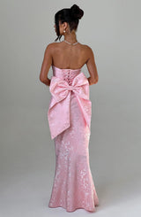 Fioreclo Felisia Maxi Dress in Blush