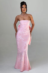 Fioreclo Felisia Maxi Dress in Blush