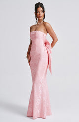 Fioreclo Felisia Maxi Dress in Blush