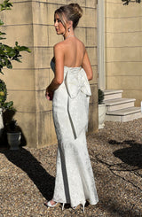 Fioreclo Felisia Maxi Dress in Ivory