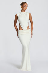 Fioreclo Fenwyn Maxi Dress in Ivory