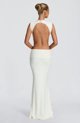 Fioreclo Fenwyn Maxi Dress in Ivory