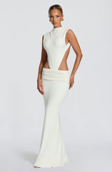 Fioreclo Fenwyn Maxi Dress in Ivory