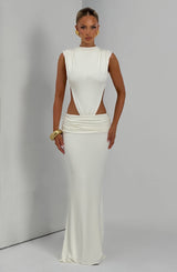 Fioreclo Fenwyn Maxi Dress in Ivory