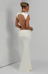 Fioreclo Fenwyn Maxi Dress in Ivory