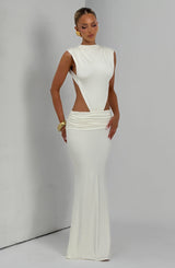Fioreclo Fenwyn Maxi Dress in Ivory