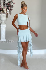 Fioreclo Fernelle Mini Skirt in Mint