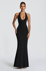 Fioreclo Fernya Maxi Dress in Black