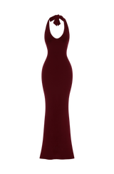 Fioreclo Fernya Maxi Dress in Cherry Lacquer