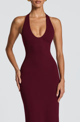 Fioreclo Fernya Maxi Dress in Cherry Lacquer
