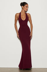 Fioreclo Fernya Maxi Dress in Cherry Lacquer