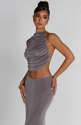 Fioreclo Fifianne Top in Charcoal