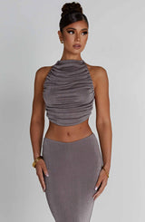 Fioreclo Fifianne Top in Charcoal