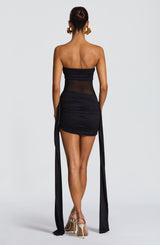 Fioreclo Florelle Mini Dress in Black