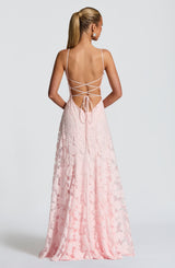 Fioreclo Francine Maxi Dress in Blush